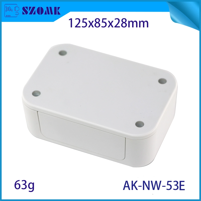 Szomk Hot Sale Hot Design Design Plástico Gabinete de plástico IP54 ABS CAIXA ABS AK-NW-53E 125*85*28mm