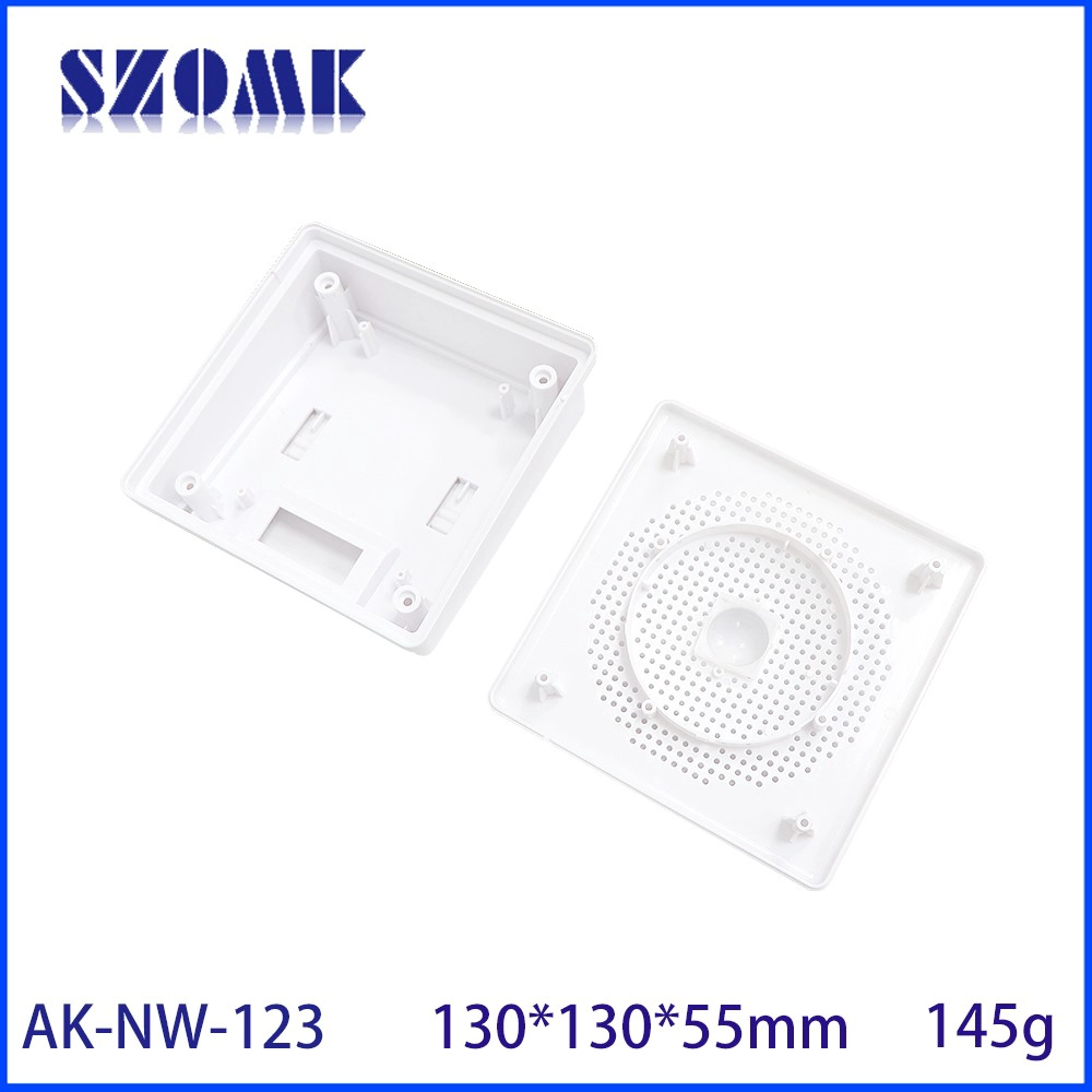 AK-NW-123 Capteur de porte boîtier vocale intelligente infrarouge humain IoT sans fil d'alarme en plastique Boîte 130 * 130 * 60 mm