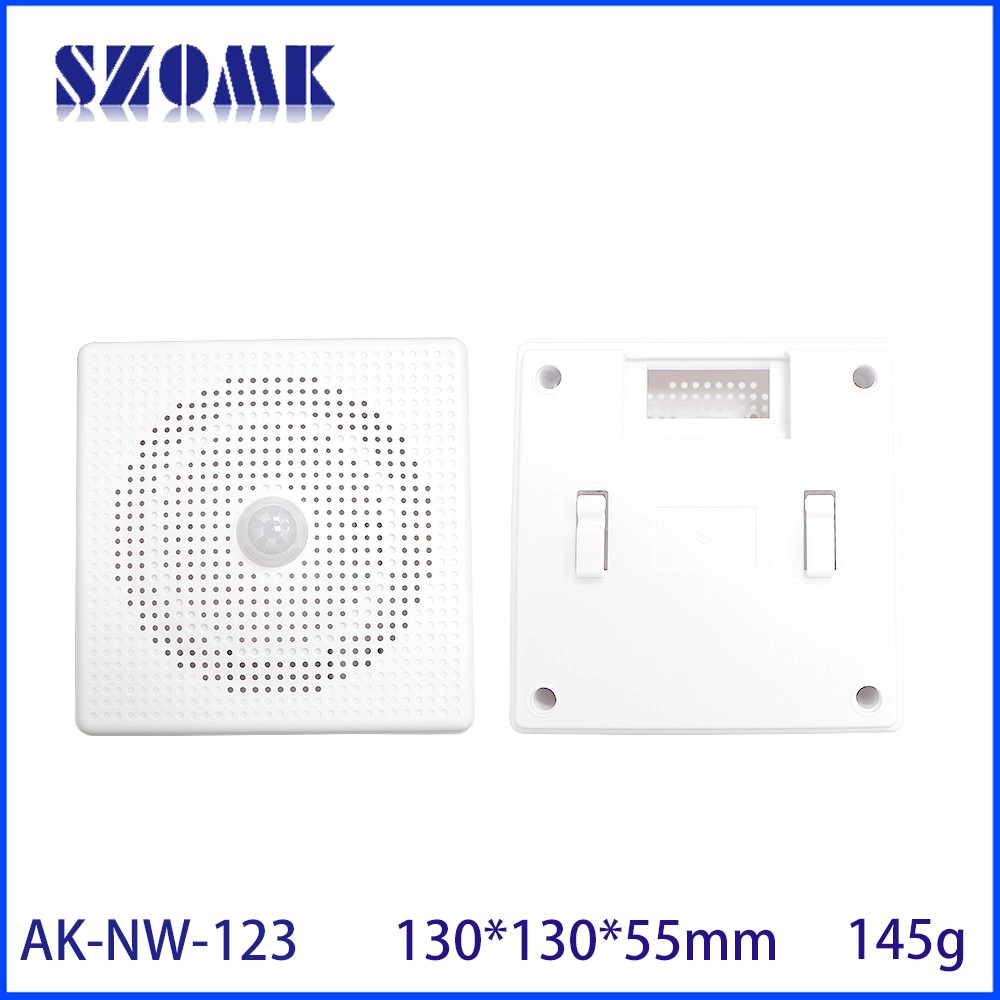AK-NW-123 Capteur de porte boîtier vocale intelligente infrarouge humain IoT sans fil d'alarme en plastique Boîte 130 * 130 * 60 mm