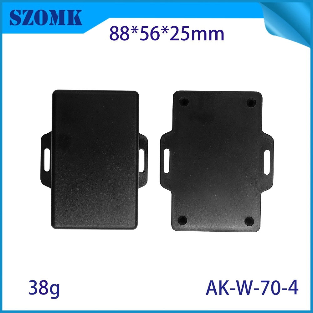 AK-W-70-4 PCB Lleva de llenado Caja de unión de plástico Caja de plástico con oreja 90*55*25 mm