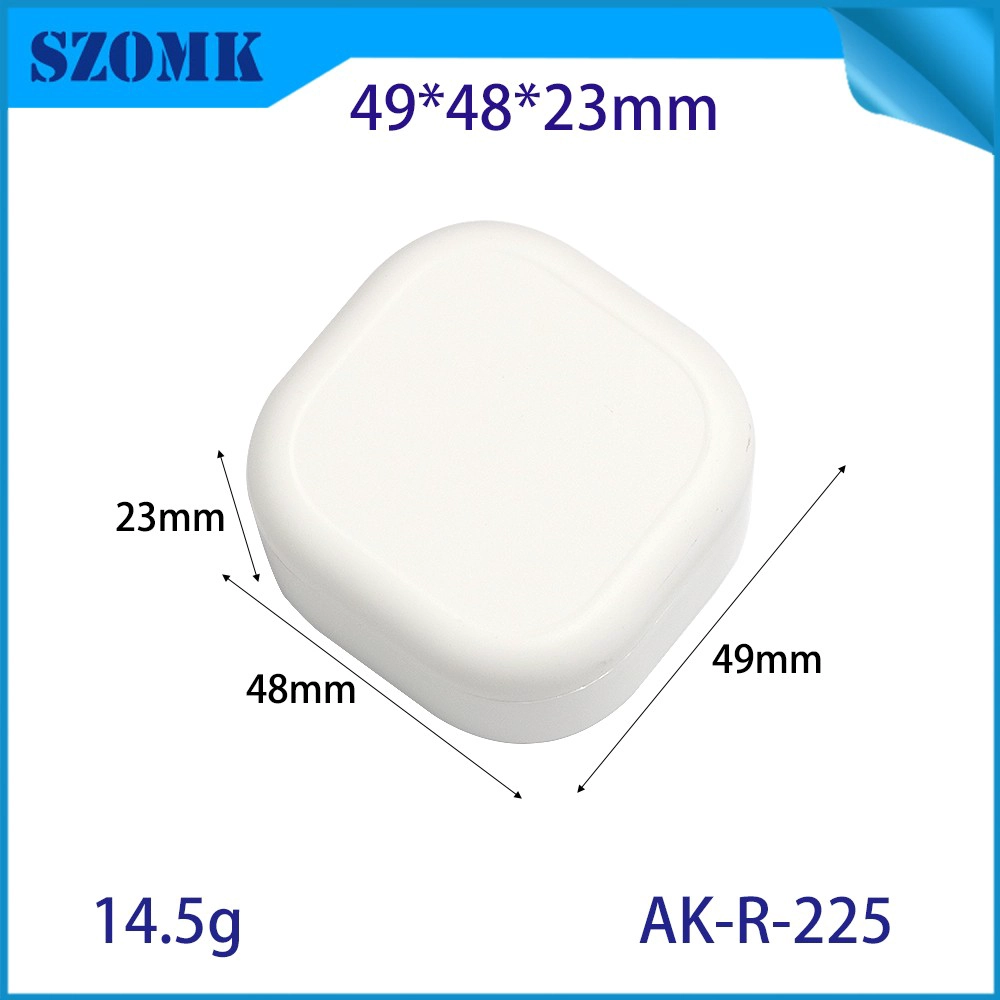 49*48*23mm AK-R-225 Abs PC 阻燃 Wifi 涂鸦控制开关改装外壳塑料 PCB 接线盒外壳