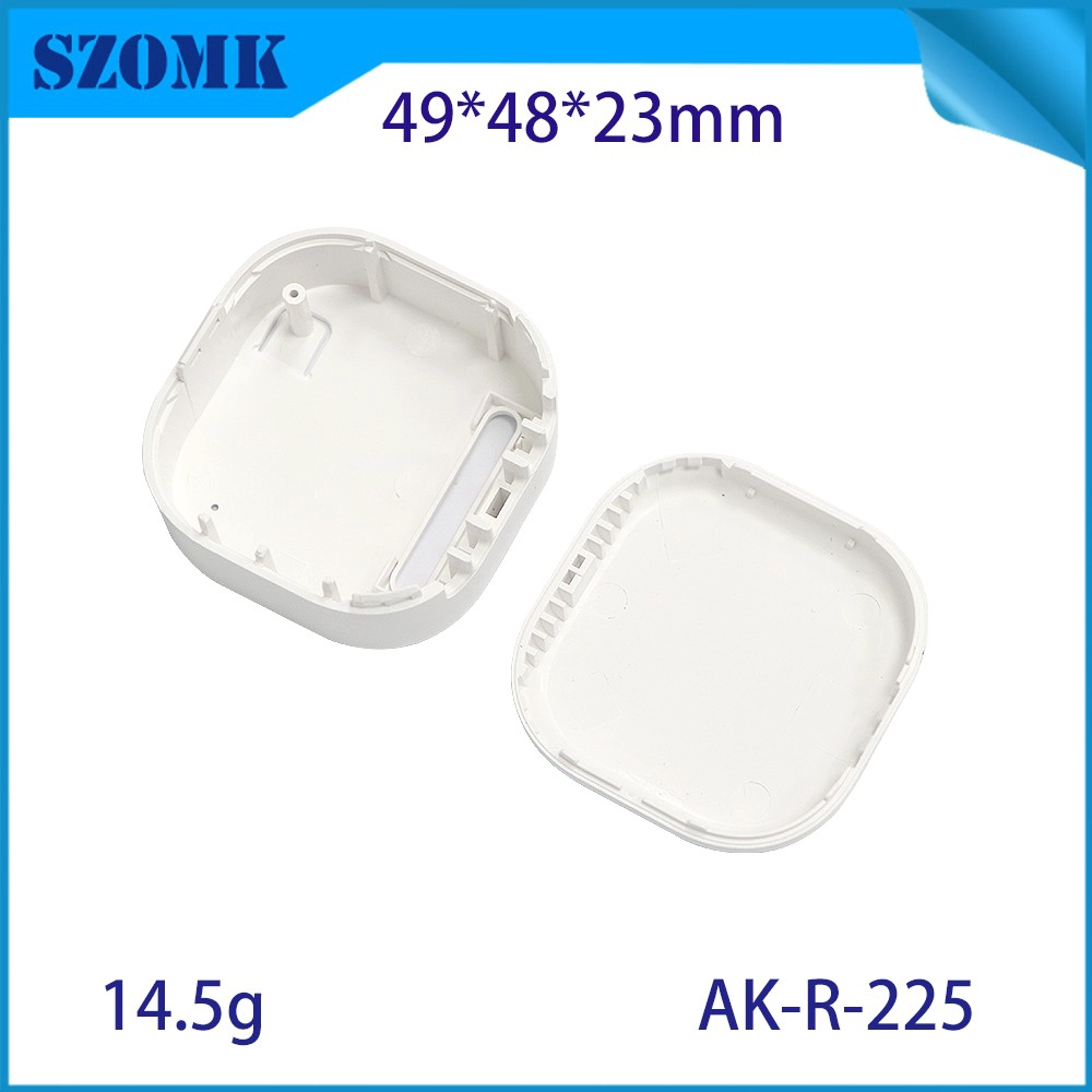 49*48*23mm AK-R-225 Abs PC 阻燃 Wifi 涂鸦控制开关改装外壳塑料 PCB 接线盒外壳