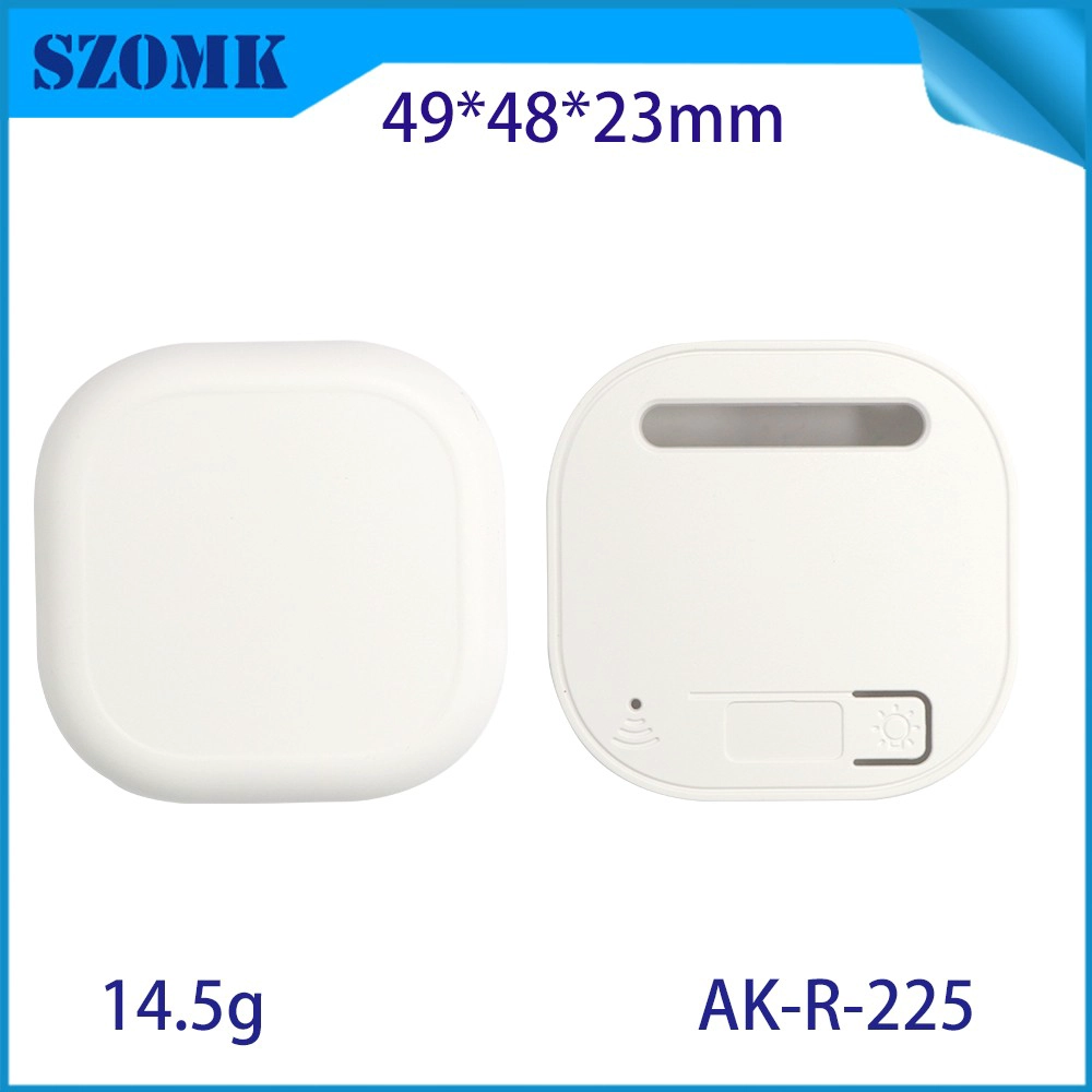 49*48*23mm AK-R-225 Abs PC 阻燃 Wifi 涂鸦控制开关改装外壳塑料 PCB 接线盒外壳