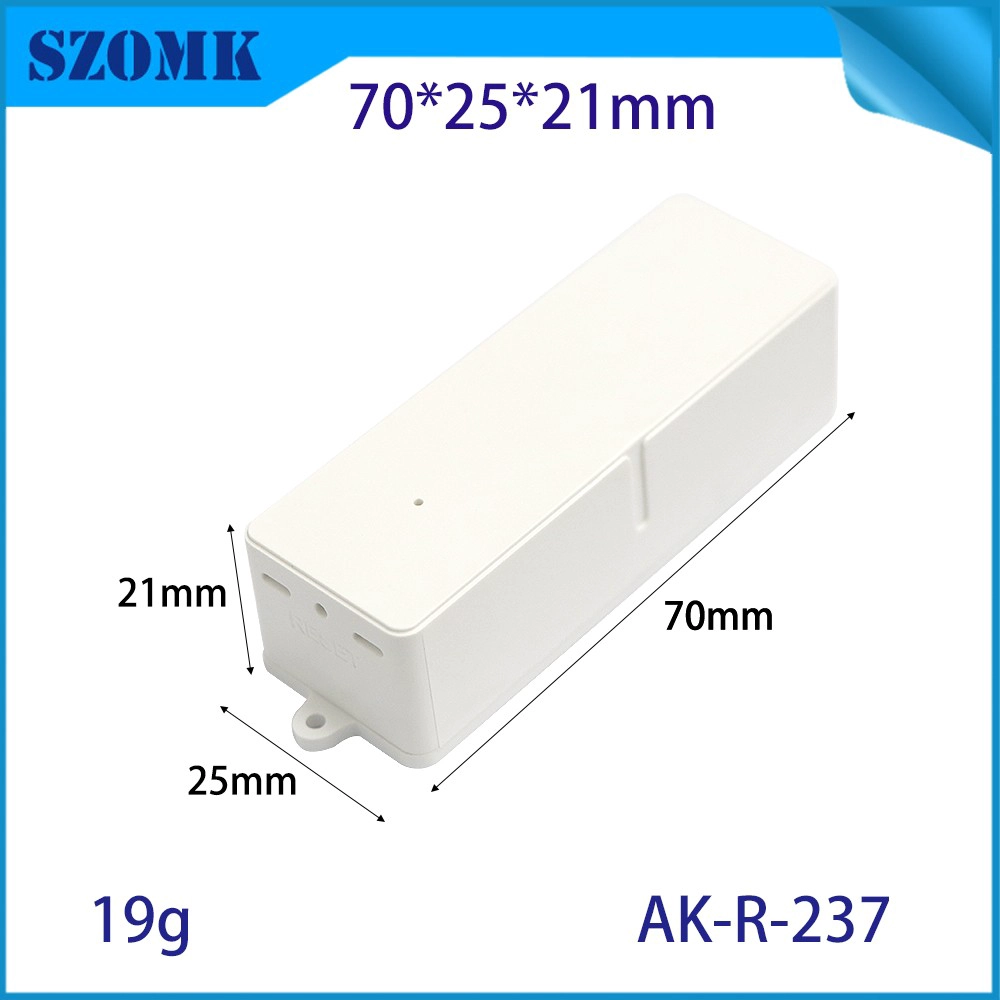 70 * 25 * 21mm AK-R-237 Monitoraggio della sicurezza domestica Coperchio del vano batteria della luce portatile Custodia in ABS wireless Wi-Fi per sensore porta finestra