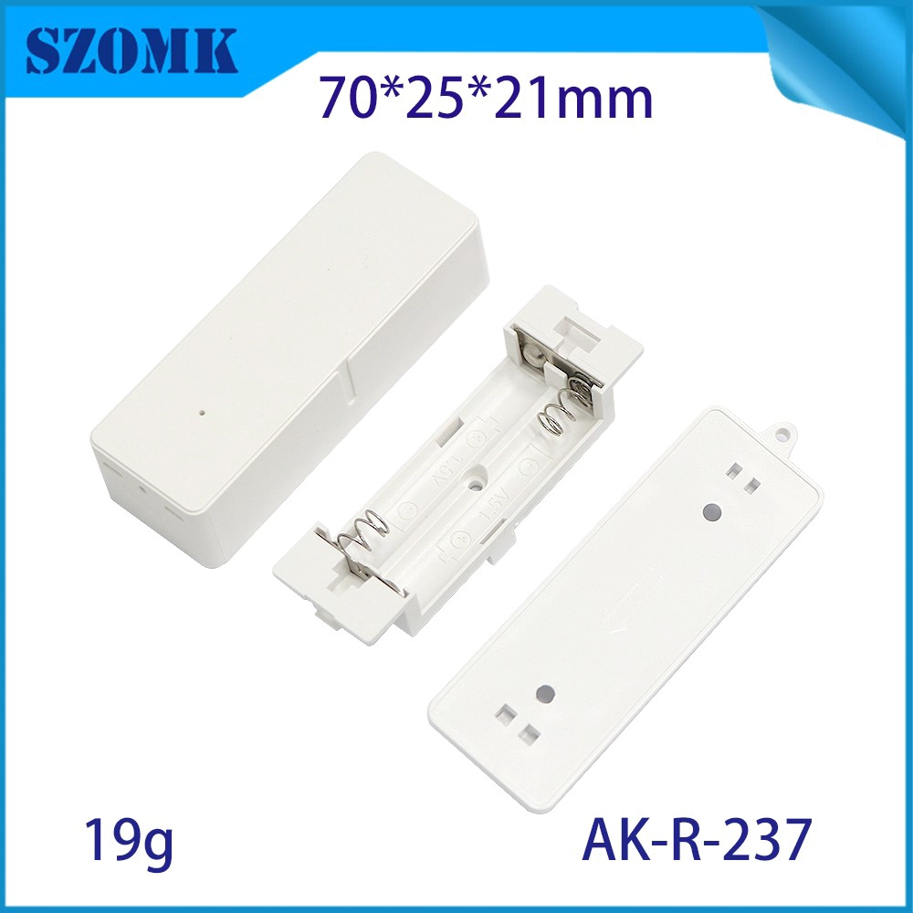 70 * 25 * 21mm AK-R-237 Monitoraggio della sicurezza domestica Coperchio del vano batteria della luce portatile Custodia in ABS wireless Wi-Fi per sensore porta finestra