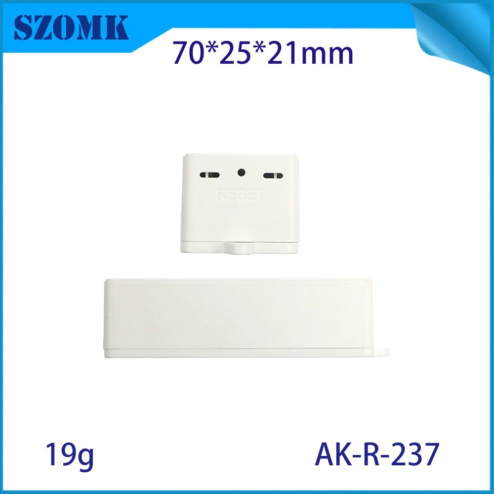 70 * 25 * 21mm AK-R-237 Monitoraggio della sicurezza domestica Coperchio del vano batteria della luce portatile Custodia in ABS wireless Wi-Fi per sensore porta finestra