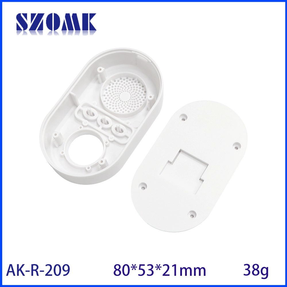 80*53*21mm AK-R-209 80*53*21mm ABS-Schaltergehäuse Korridor Aufzug Menschlicher Körper Typ-C Smart Home Radar Infrarot-Induktion Kunststoff-Alarmgehäuse für Tür