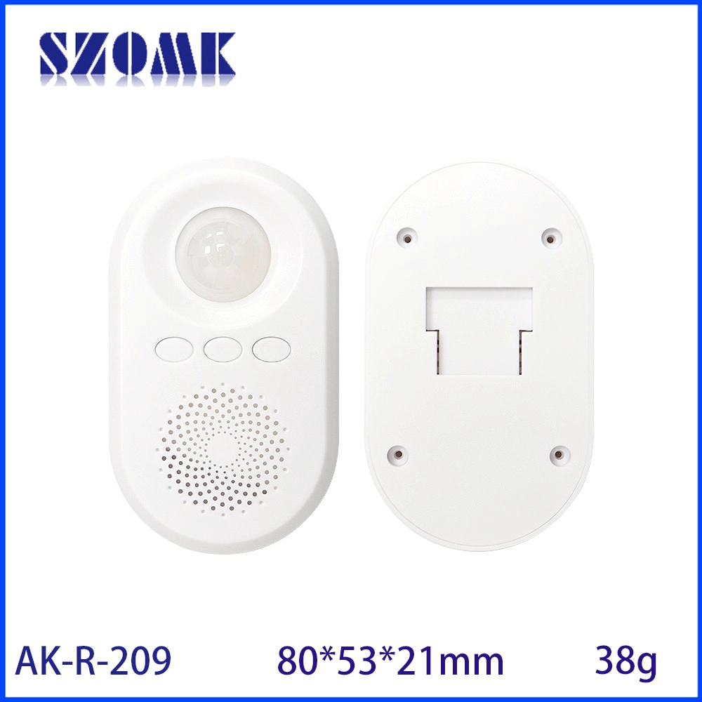 80*53*21mm AK-R-209 80*53*21mm ABS-Schaltergehäuse Korridor Aufzug Menschlicher Körper Typ-C Smart Home Radar Infrarot-Induktion Kunststoff-Alarmgehäuse für Tür