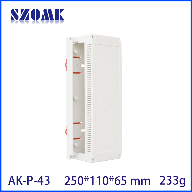 ABS Plastic PLC Din Rail Enclosure 250*110*65MM AK-P-43