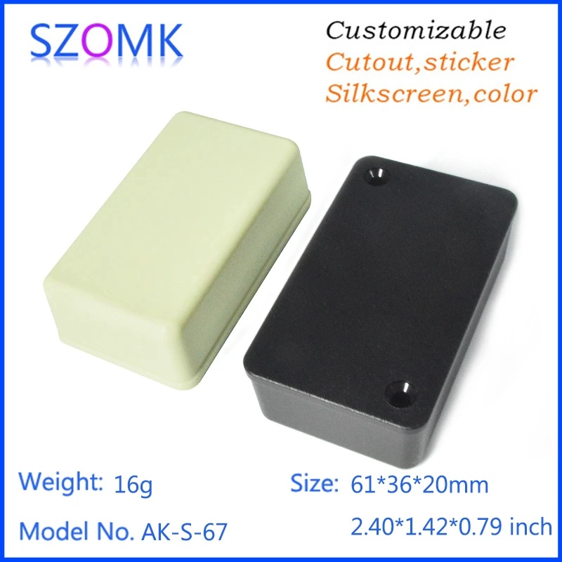 Caja electrónica de plástico abs personalizada de alta calidad de Shenzhen, moldeo por inyección, suministro/AK-S-67