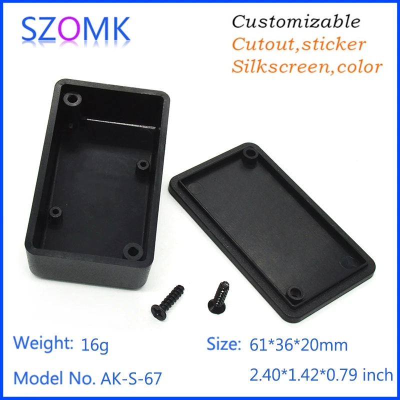 Caja electrónica de plástico abs personalizada de alta calidad de Shenzhen, moldeo por inyección, suministro/AK-S-67