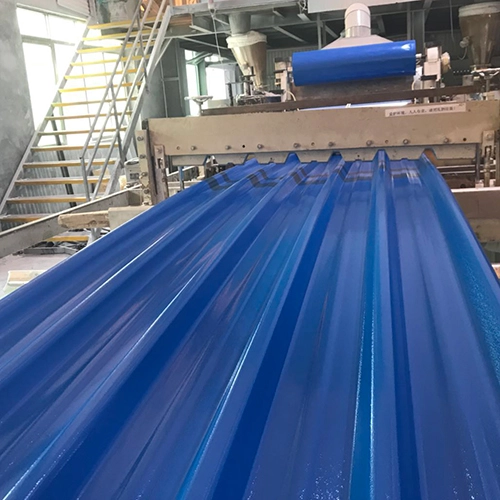 מותאם אישית מצופה PVC גיליון פלסטיק גלי ליריעות אריחי גג מחיר ספק סין