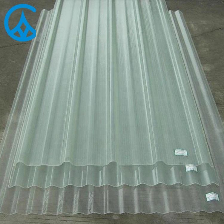 Clear corrugated plastic, transparent roof tiles sheet for roof manufacturer China