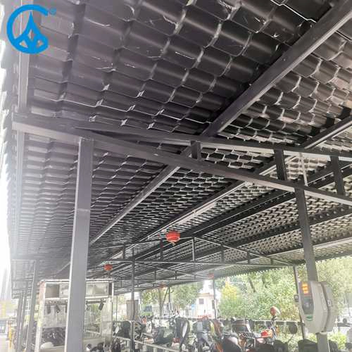 Fireproof synthetic resin Plastic corrugated PVC trapezoidal roofing tiles sheet on sale price