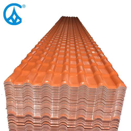ASA Synthetic Resin Roof Tile PVC Roof Factory China Chine en plastique en plastique Fiches de toit en gros PVC Prix de toit espagnol Prix