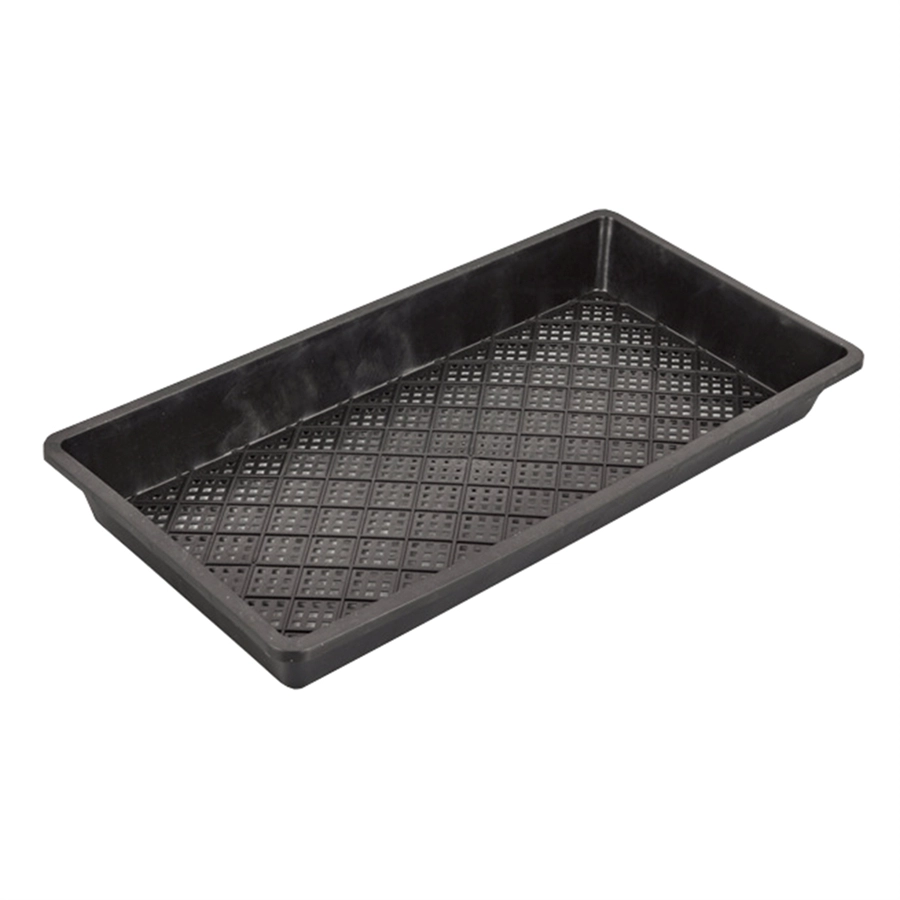 Chine Plateau de propagation de graines de germes de jardin de grille de maille de rectangle en plastique noir résistant de pp fabricant