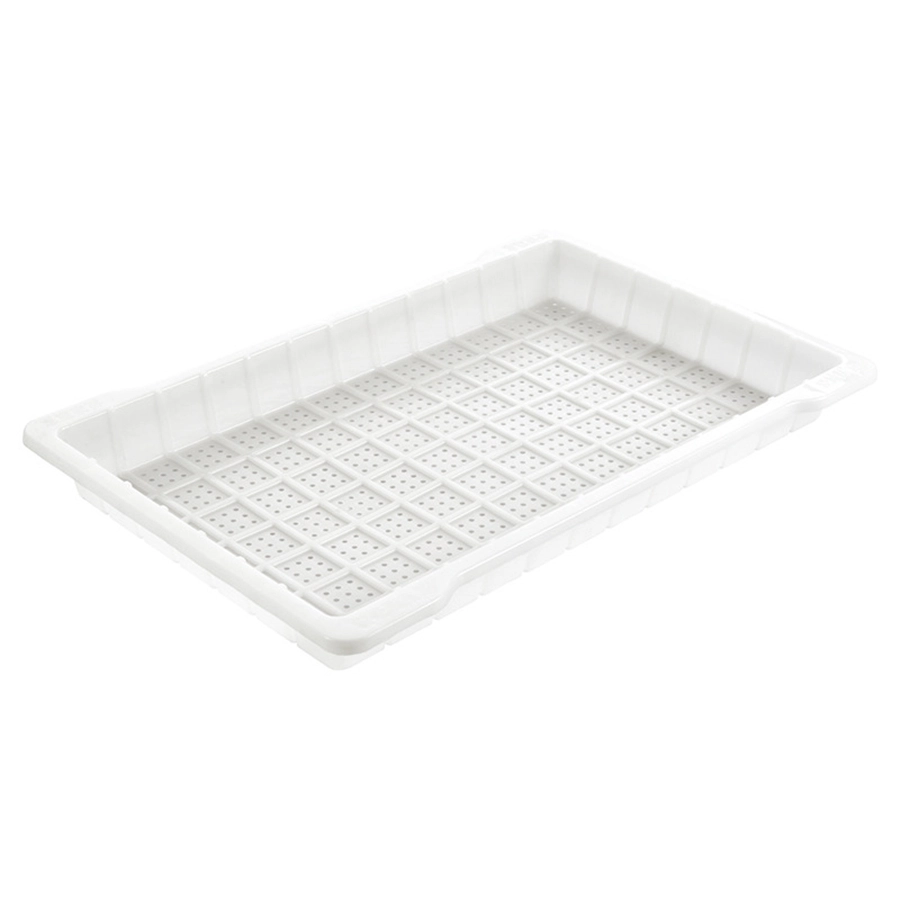 Heavy Duty สีดำ PP สี่เหลี่ยมผืนผ้าพลาสติกตาข่ายตาราง Garden Sprouts Seed Propagation Tray