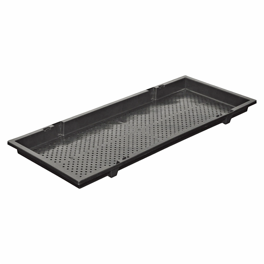 Plateaux de germination hydroponiques Microgreen à fond en maille en plastique PP empilables commerciaux à vendre