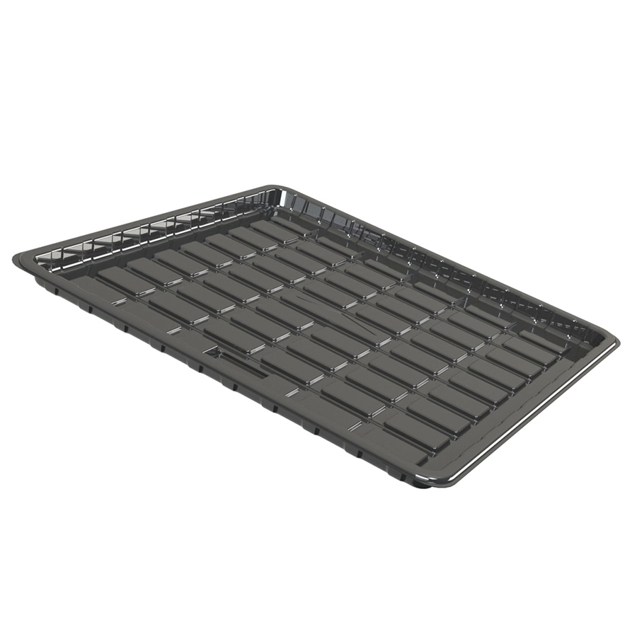 Black 4x4 Shallow Plastic Plants Growing Hydroponic EBB and Flow Table