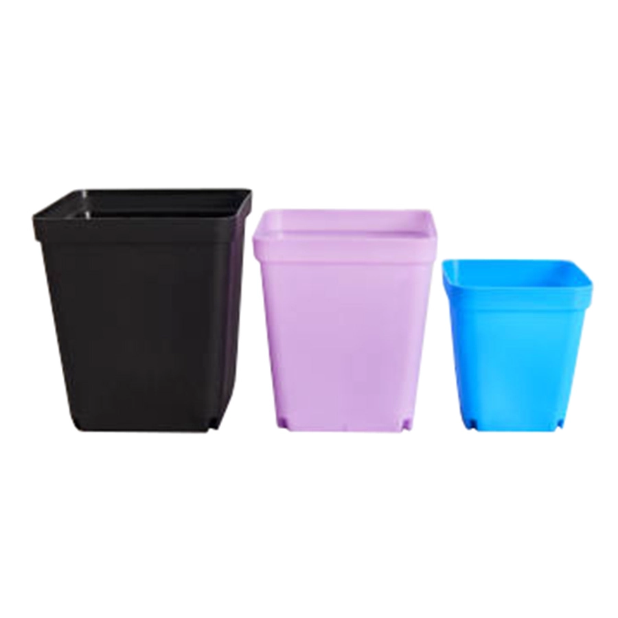 Großhandel Weiß Schwarz Farbige Mini Kleine Rechteckige Outdoor Garten Sukkulenten Pflanzgefäße Zum Verkauf