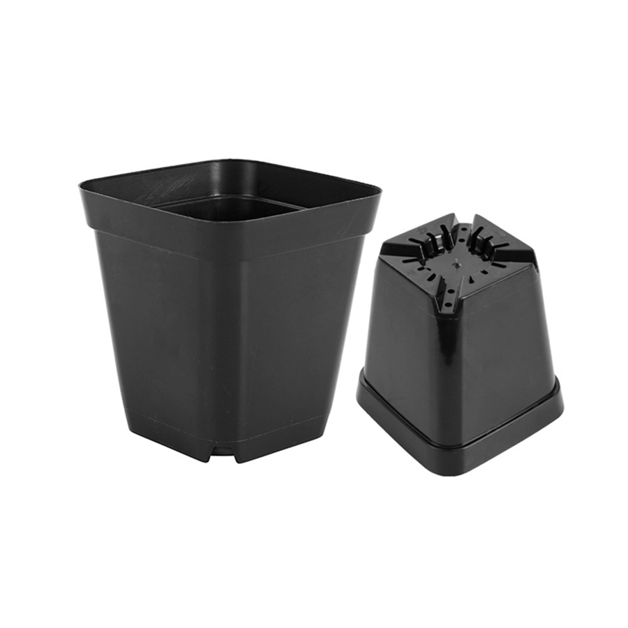 Großhandel Weiß Schwarz Farbige Mini Kleine Rechteckige Outdoor Garten Sukkulenten Pflanzgefäße Zum Verkauf