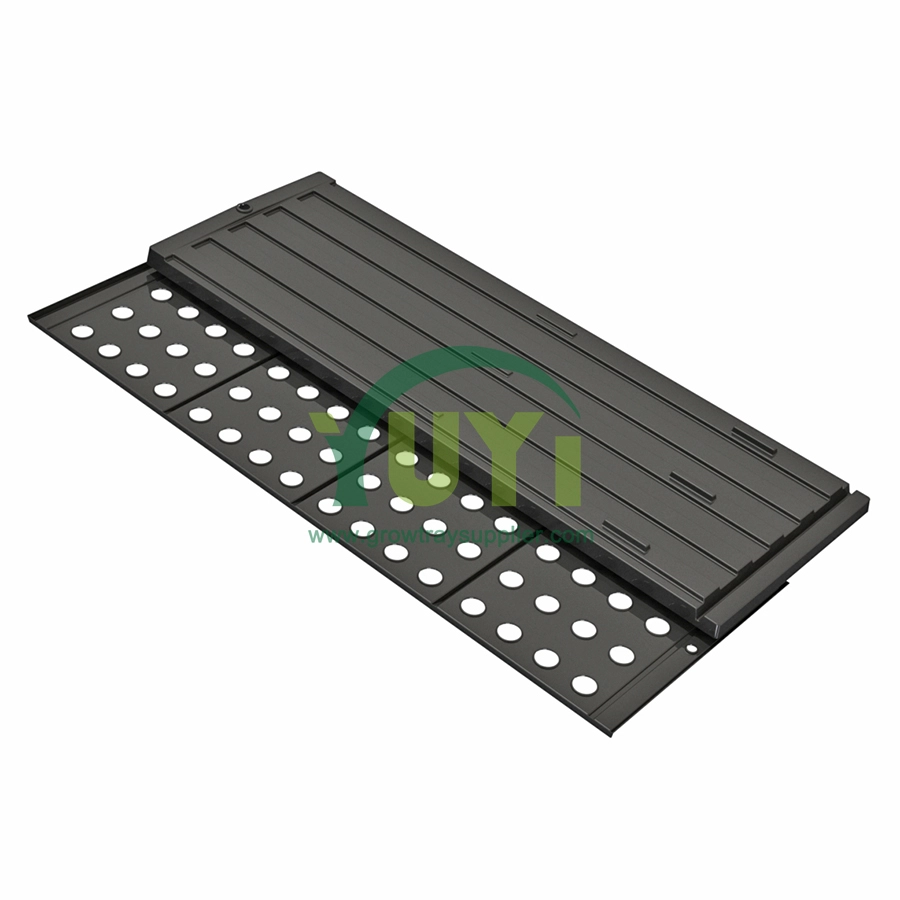 Anpassbare kommerzielle Gewächshaus-Hydrokultur-Anbau 4x4 4x8 5x12 tiefe rollende Überschwemmungstische aus Kunststoff mit Abdeckung
