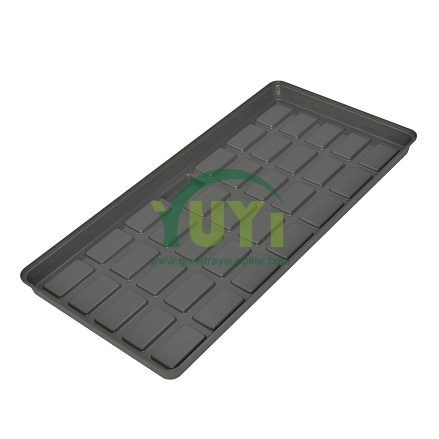 OEM NFT Green House Growing 2x4 3x3 4x4 4x8 Mesa de cultivo hidropónico de plástico de gran tamaño con drenaje