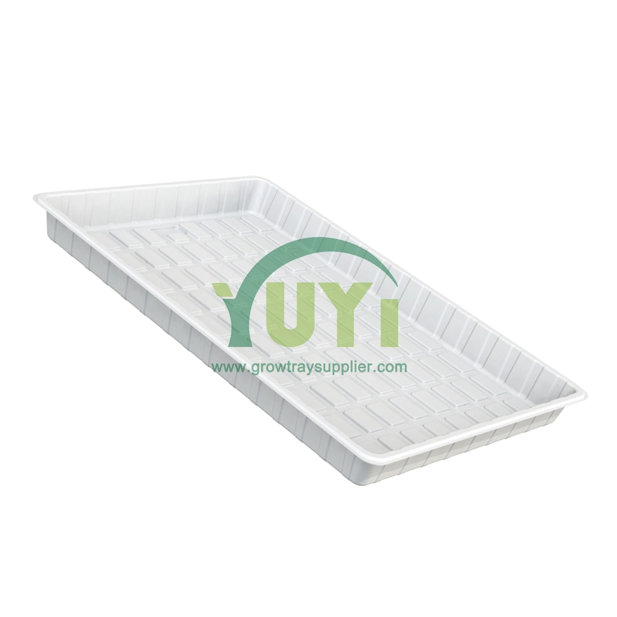 2x4 3x3 4x4 4x8 Microgreens Multilayer Grow Jedwali Nyeupe Nyeusi Plastic Shallow Hydroponic Ebb Flow Tray