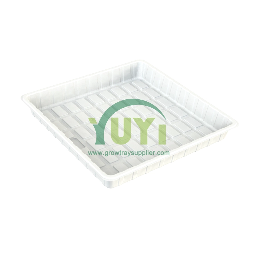 2x4 3x3 4x4 4x8 Microgreens Multilayer Grow Jedwali Nyeupe Nyeusi Plastic Shallow Hydroponic Ebb Flow Tray