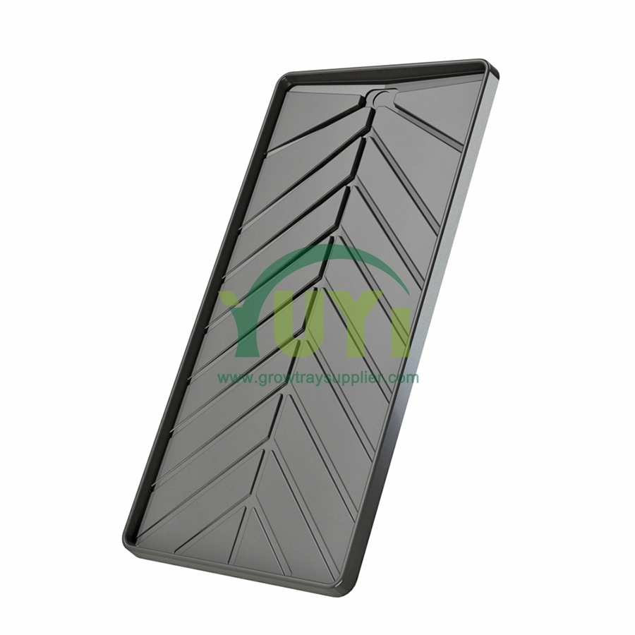 Plateau de table d'inondation hydroponique en plastique de pépinière de culture de plantes infinies de ferme urbaine d'intérieur personnalisée de 4 x 8 pieds