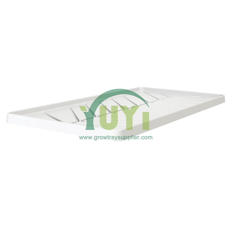 Plateau de table d'inondation hydroponique en plastique de pépinière de culture de plantes infinies de ferme urbaine d'intérieur personnalisée de 4 x 8 pieds
