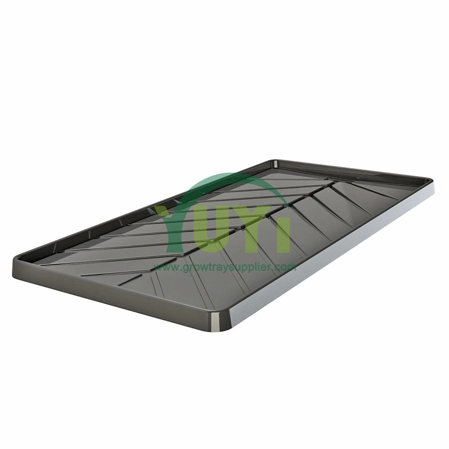 Plateau de table d'inondation hydroponique en plastique de pépinière de culture de plantes infinies de ferme urbaine d'intérieur personnalisée de 4 x 8 pieds