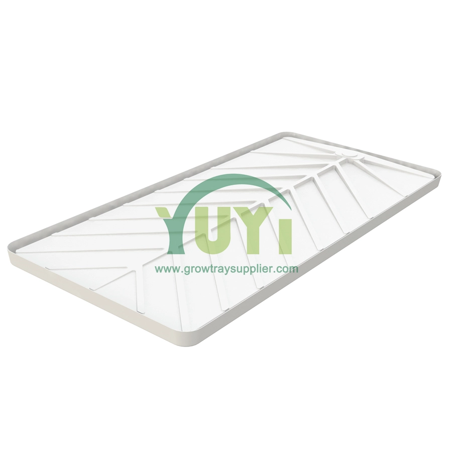 Plateau de table d'inondation hydroponique en plastique de pépinière de culture de plantes infinies de ferme urbaine d'intérieur personnalisée de 4 x 8 pieds