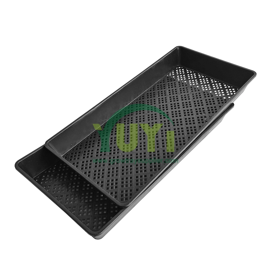 10x20 Nhựa Đen Cần Sa, Hoa Quả Rau Hạt Giống Bắt Đầu Cây Con Lưới Khay Nhân Giống