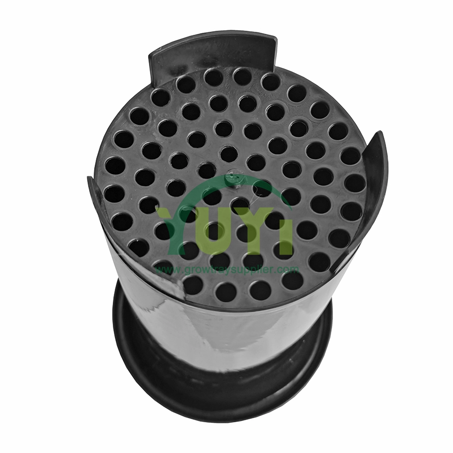 Cheap Plant Flower Nursery Black Plastic Tall Phalaenopsis Cymbidium Orchid Plastic Pots With Holes
