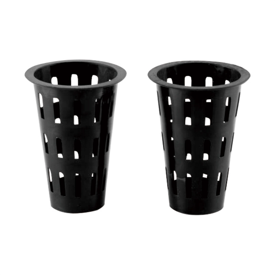 Cheap Plant Flower Nursery Black Plastic Tall Phalaenopsis Cymbidium Orchid Plastic Pots With Holes