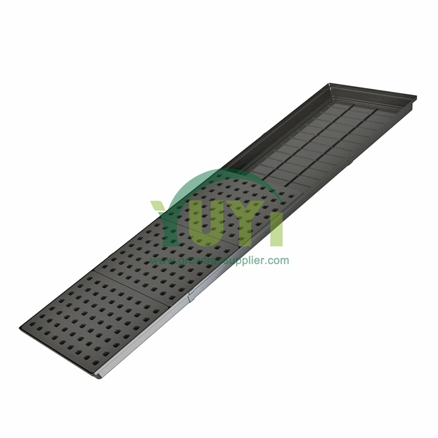 Chine Ferme urbaine personnalisée 4x4 4x8, longue verticale intérieure, équipement hydroponique en plastique ABS, plateaux de culture agricoles avec couverture de plantation fabricant
