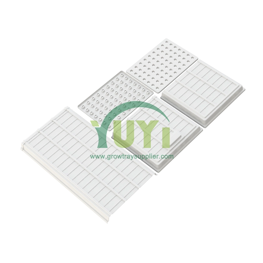 Bandeja hidropônica EBB e mesa de fluxo multicamadas de crescimento vertical de plástico ABS personalizado para plantas