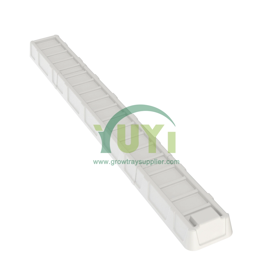Système hydroponique vertical pour les fraises et légumes | ABS Gutting en plastique pour la serre et l'utilisation de la ferme