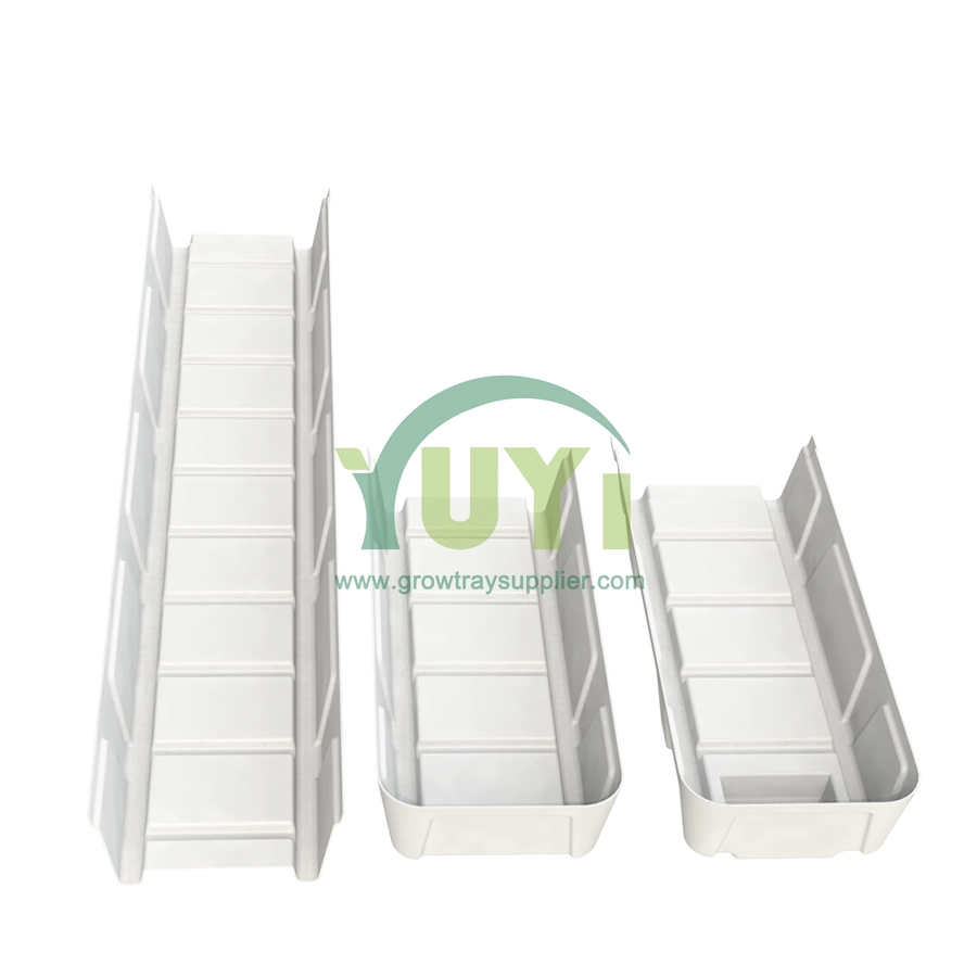 Vertical Gutter Systems Strawberry Vegetables Deep Hydroponic NFT Grow Gully for Greenhouse Hidroponik Aquaponic