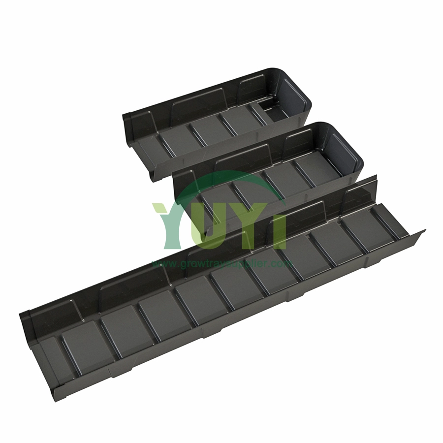 Vertical Hidroponik Aquaponic Gutter Channel System Hydroponic NFT Gully for Indoor Microgreens Growing