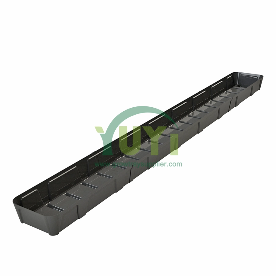 Vertical Hidroponik Aquaponic Gutter Channel System Hydroponic NFT Gully for Indoor Microgreens Growing