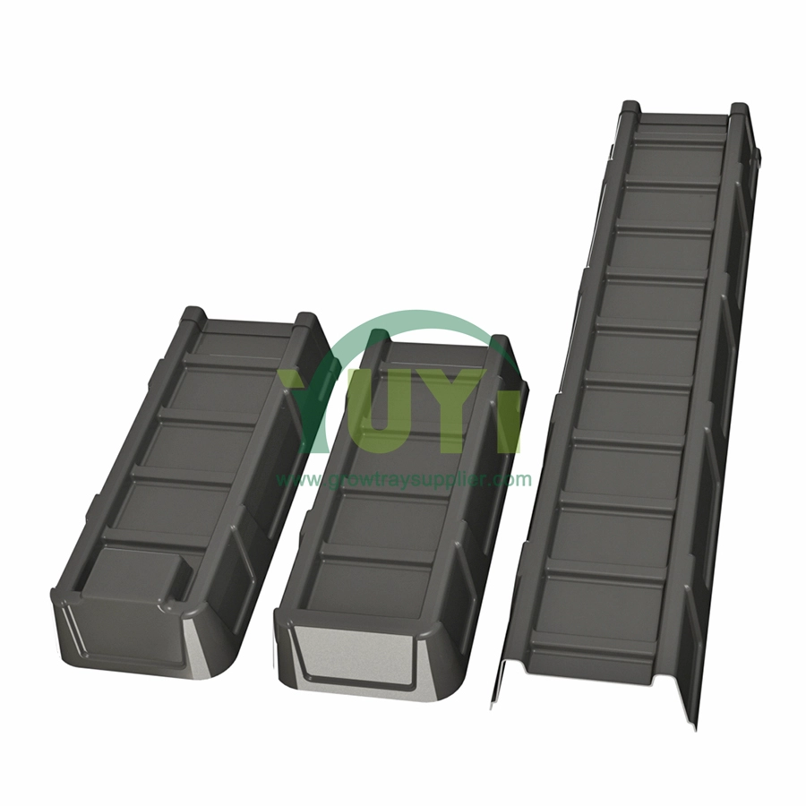 Vertical Hidroponik Aquaponic Gutter Channel System Hydroponic NFT Gully for Indoor Microgreens Growing