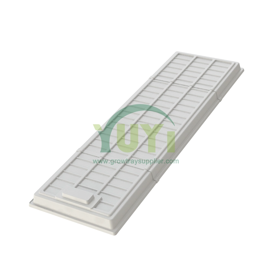 Bandeja de inundação de canteiro de brechas de prateleira grande de plástico ABS para fazendas verticais de cultivo de plântulas hidropônicas verticais de fazenda hidropônica cultivação vertical