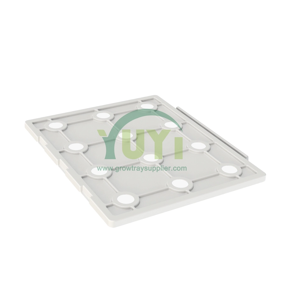 Bandeja de inundação de canteiro de brechas de prateleira grande de plástico ABS para fazendas verticais de cultivo de plântulas hidropônicas verticais de fazenda hidropônica cultivação vertical