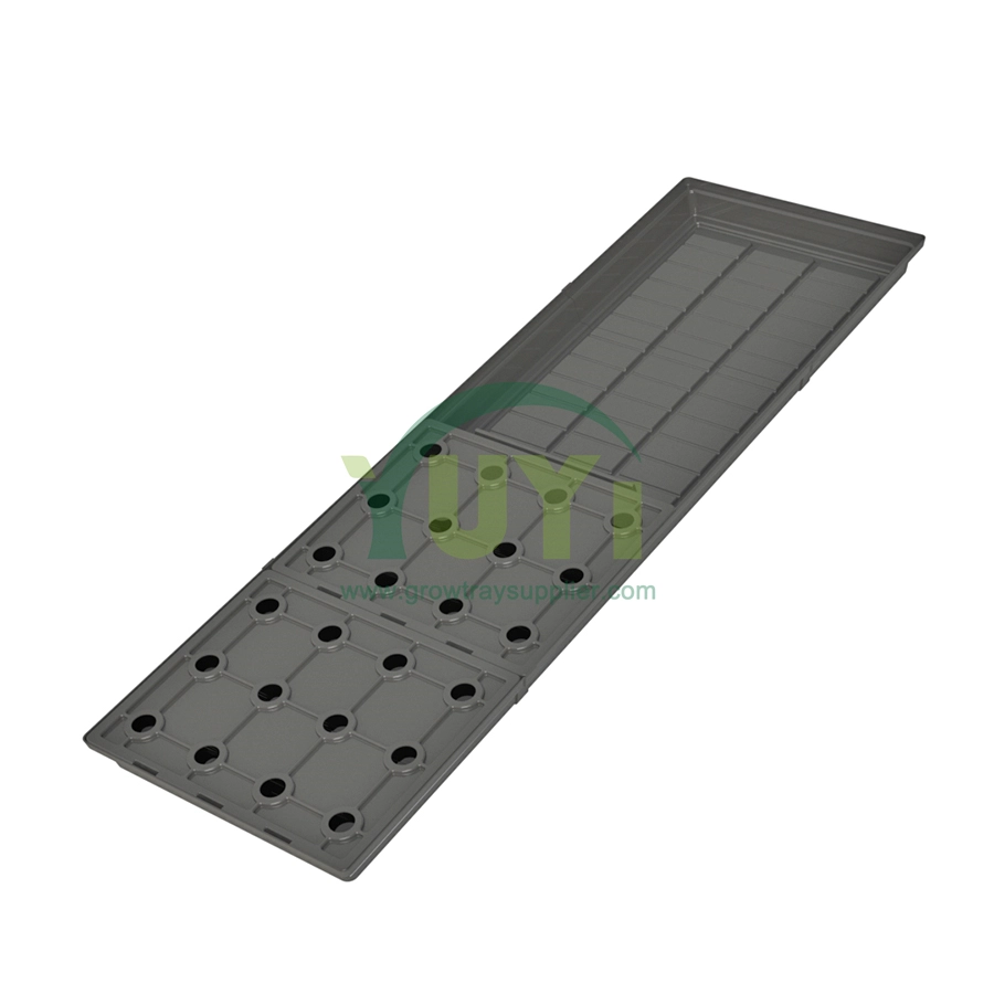 Custom Large Infinite 2x4 2x6 2x8 Abs พลาสติก Hydroponic Ebb และถาดตารางท่อระบายน้ำไหลพร้อมฝาสำหรับ Grow Bed