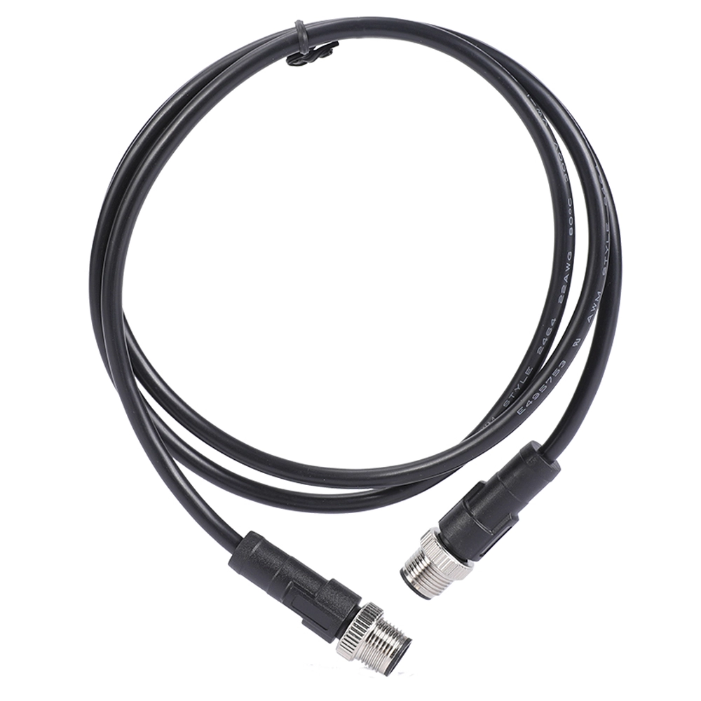 Cable M12 de 8 pines macho a macho de doble extremo