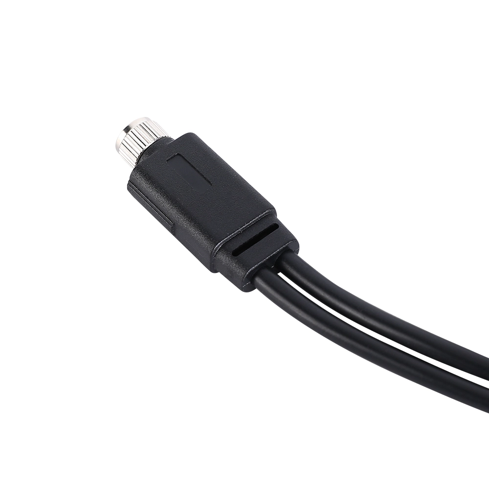 M8 3 4 5 pin male to dual female Y-Splitter cable