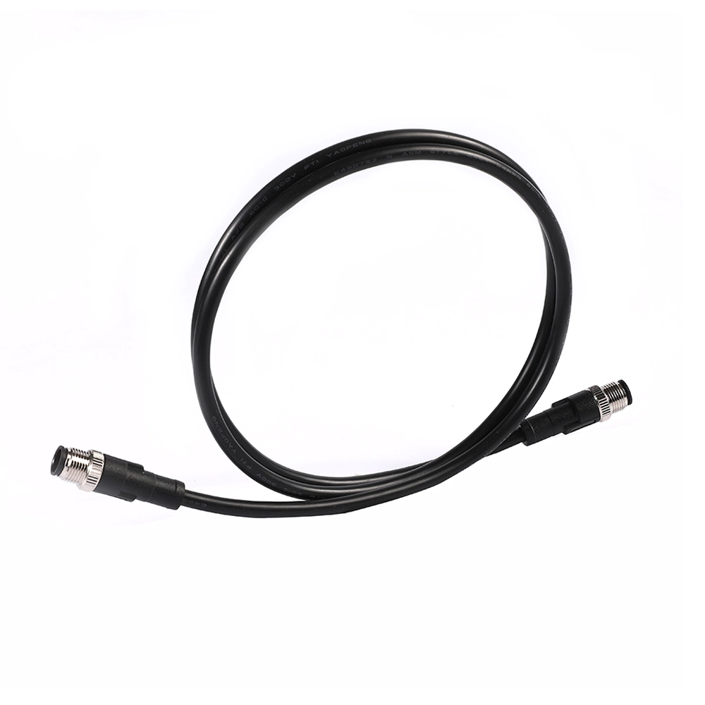 D-kodierter 4-poliger M12-Stecker-Kabelsatz