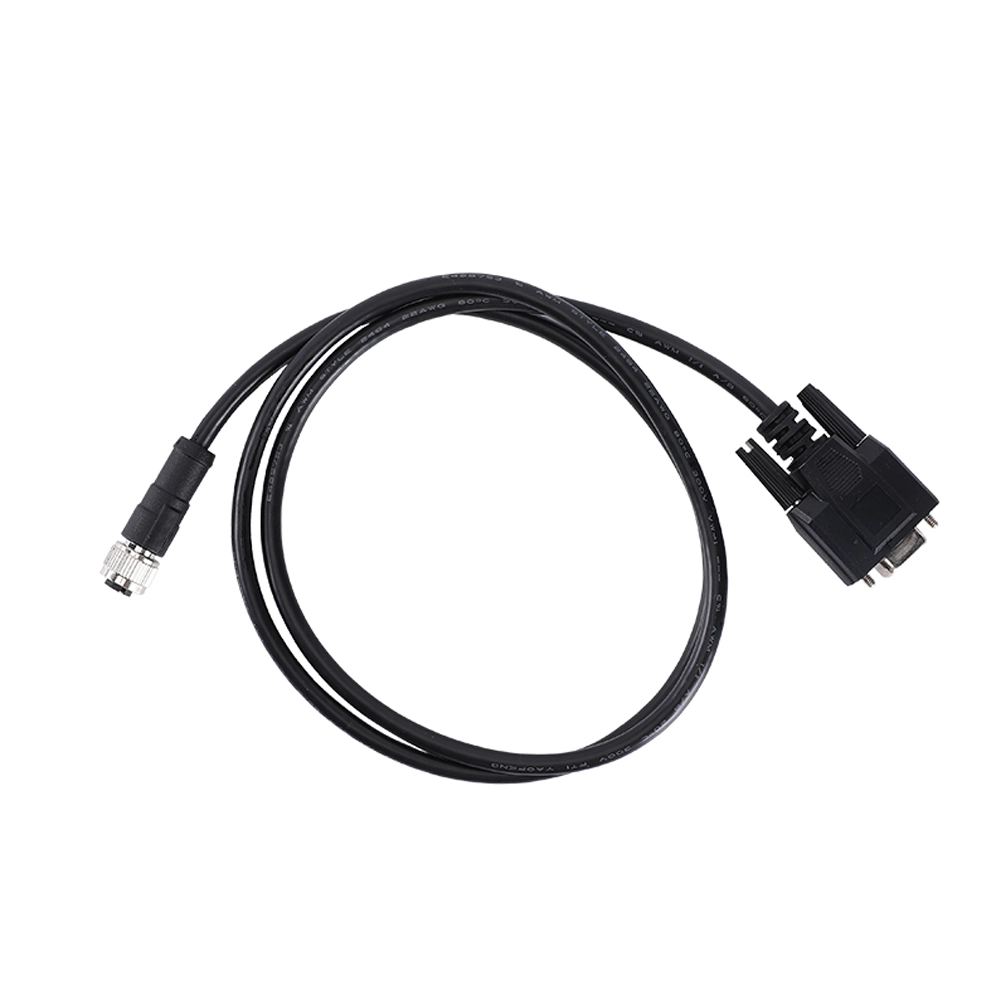 M12 straight male female to D-SUB custom cables